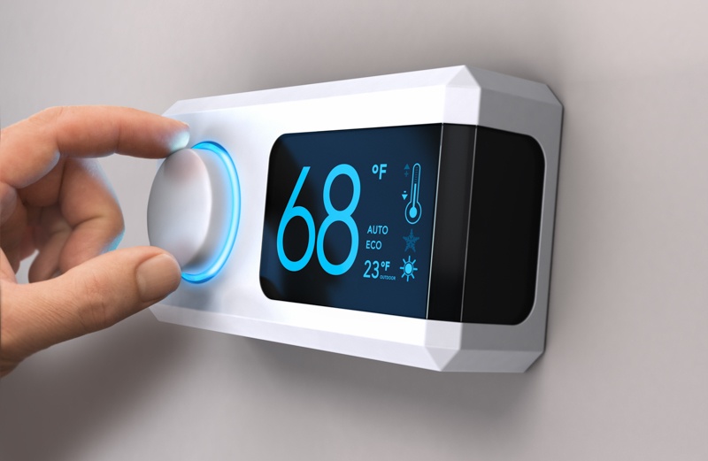 Picture of digital thermostat