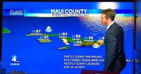 maui county weather forecast