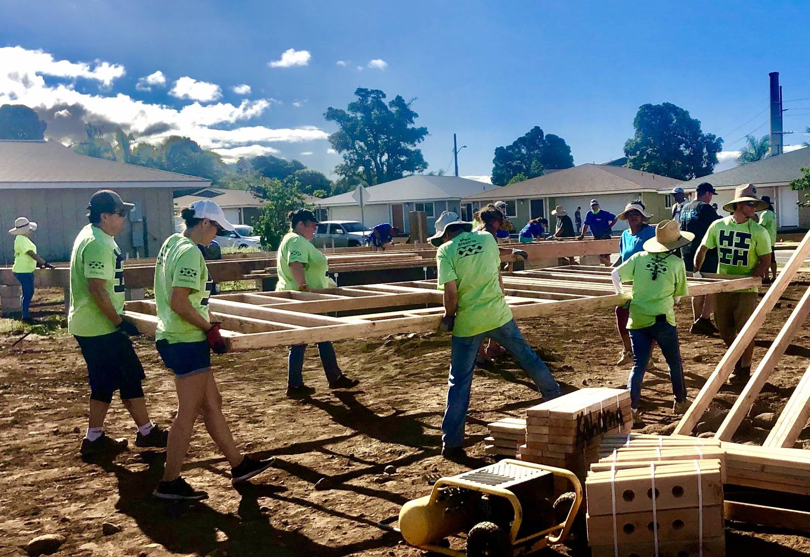Hawaii Life & MECO Join Forces To Build Homes For Habitat For Humanity