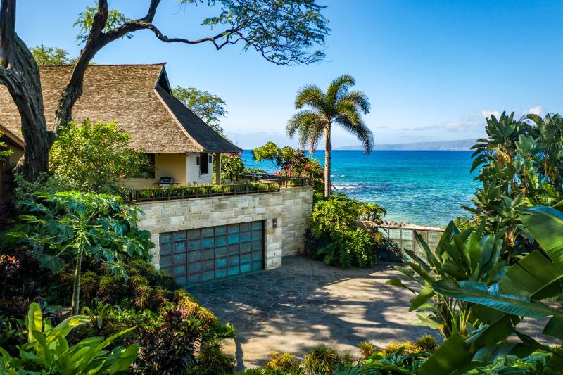 luxury oceanfront maui home