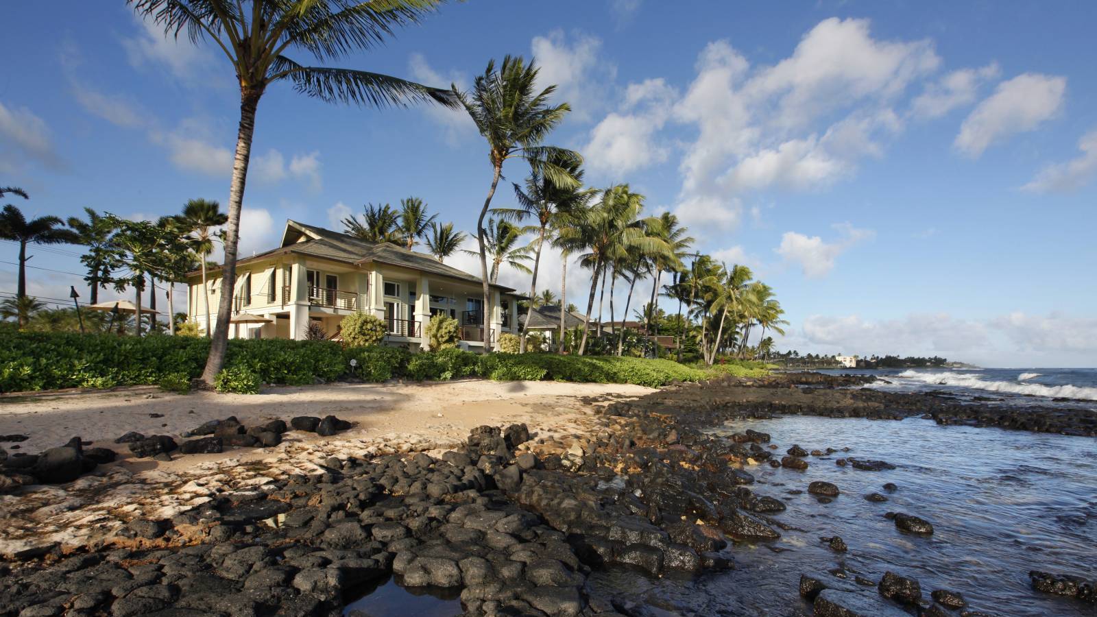 Beachfront Home in Sunny Poipu, Kauai Hawaii Real Estate Market