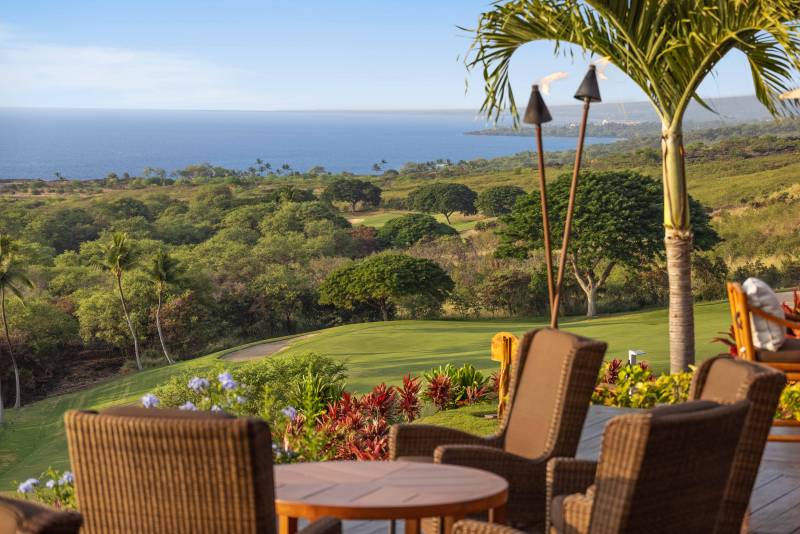 ocean view from hokulia house on big island hawaii