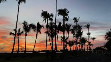 sunset on big island hawaii