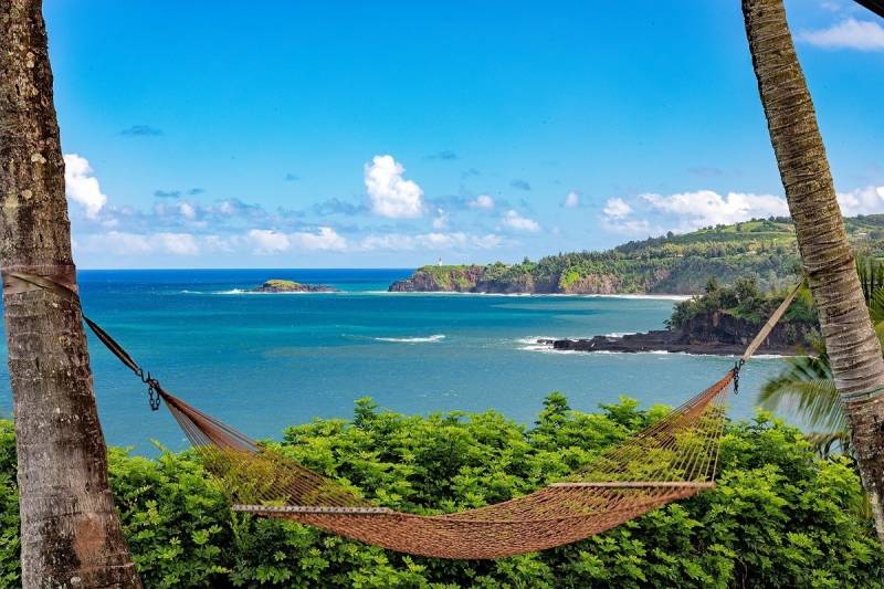 hammock with ocean views