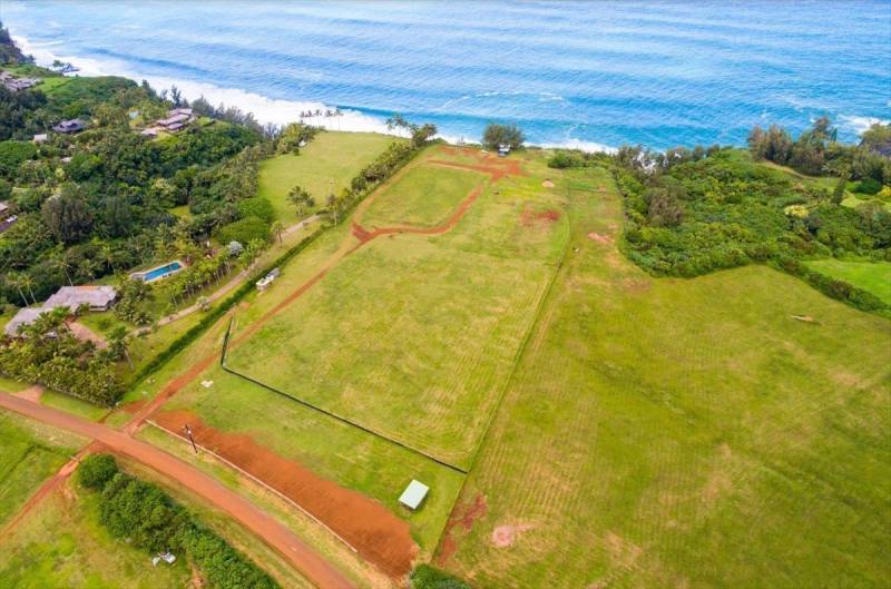 oceanfront land on the north shore of kauai