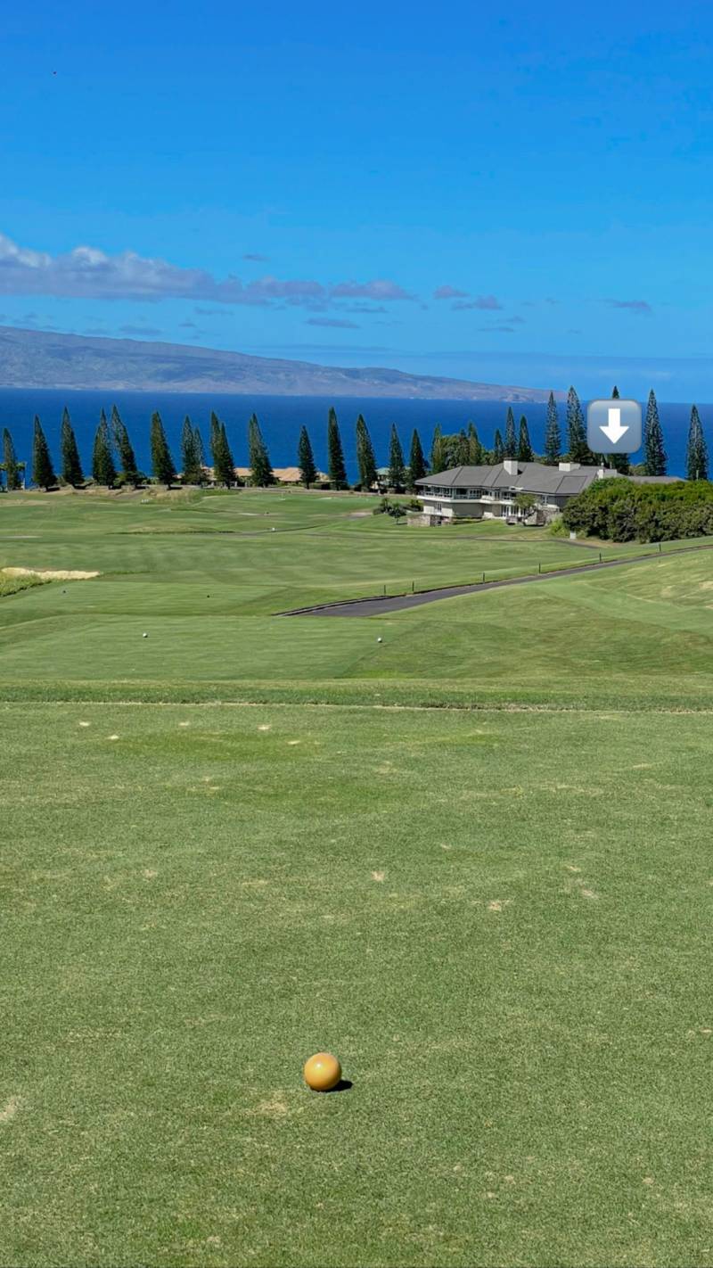 18th hole at the planation course kapalua golf