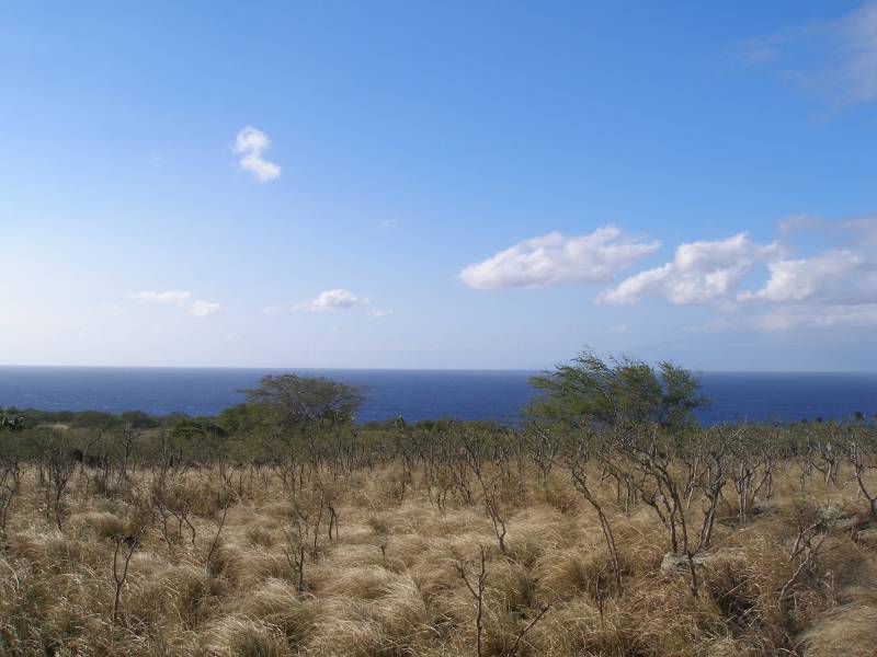 View from Puakea Bay Ranch lot for sale