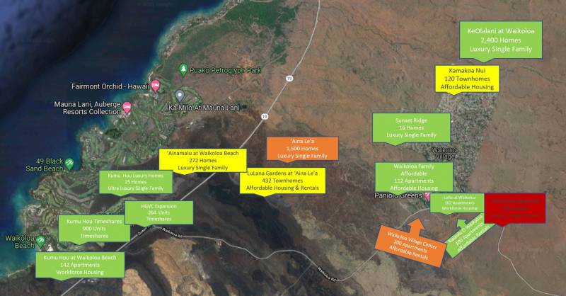 kona big island development map