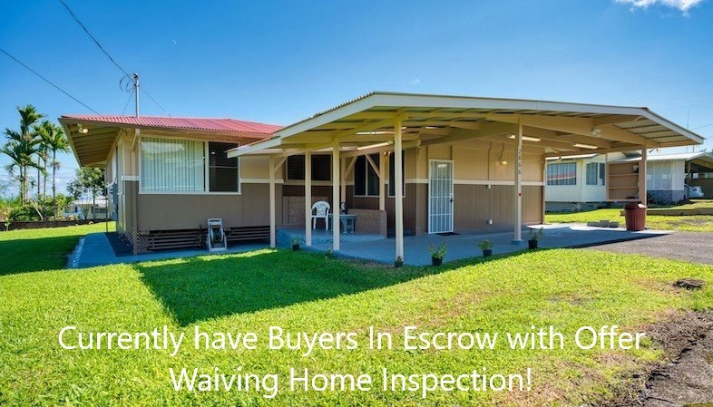buyers in escrow after waiving home inspection