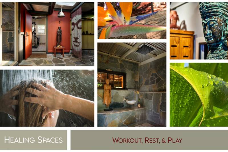 healing spaces workout rest and play