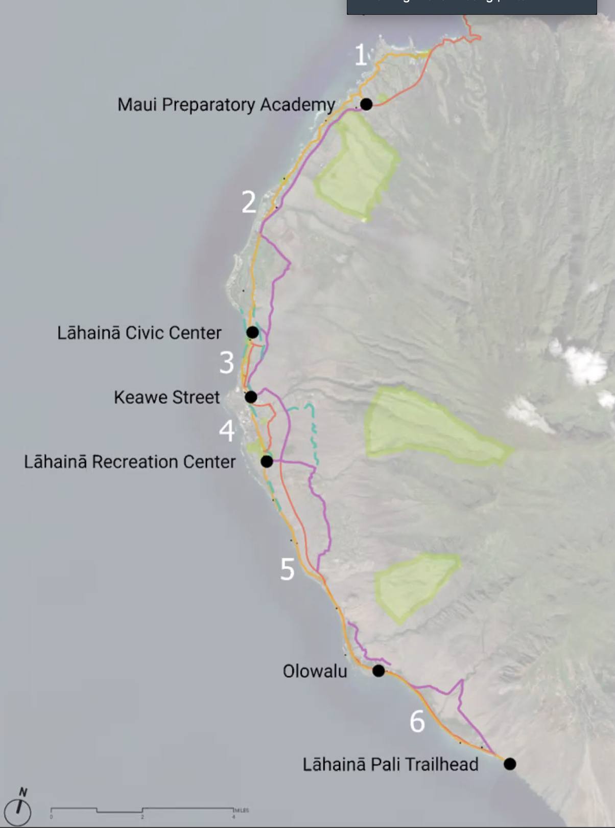 map of west maui