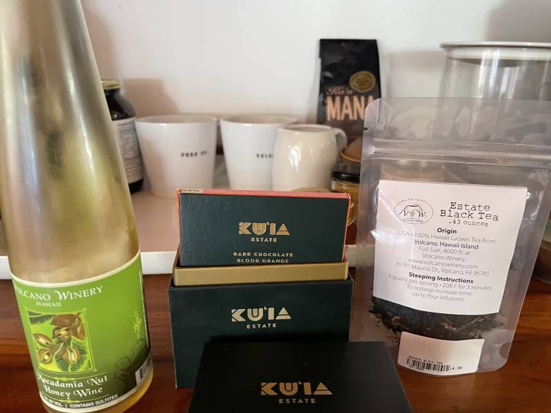 Hawaii Grown Wine, Chocolate, Tea and Coffee