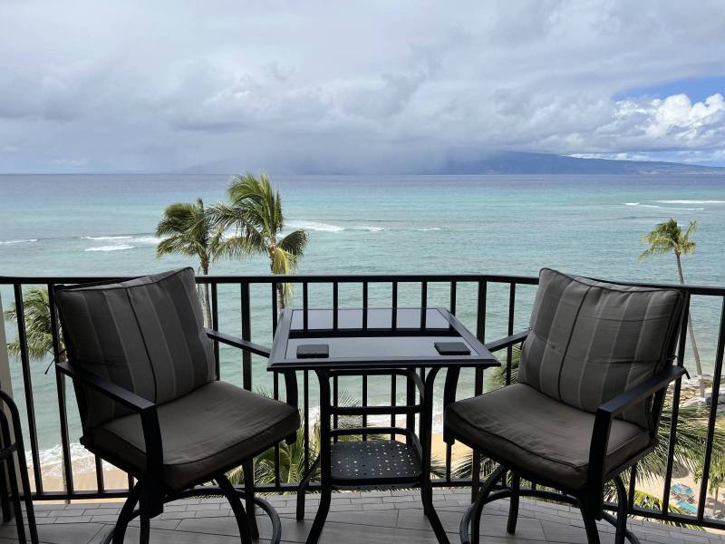 ocean view from vacation rental condo on maui