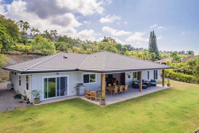 big island home with large yard permitted for a pool