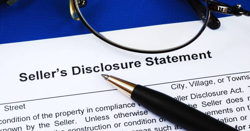 Seller's disclosure statement