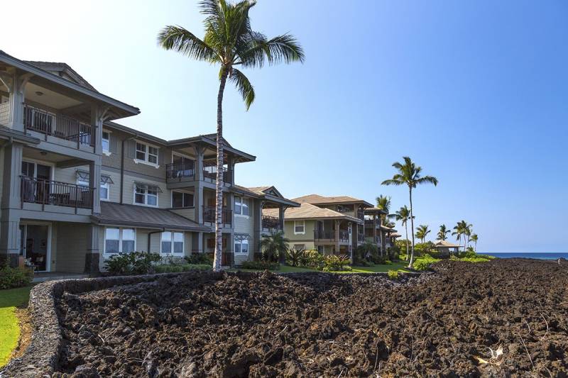 Three buildings at Halii Kai are direct oceanfront