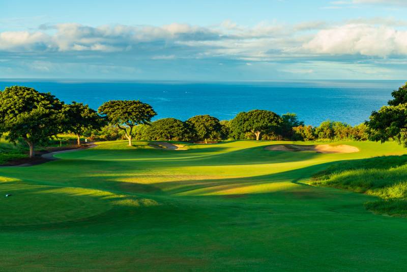 golf course at hokulia big island hawaii