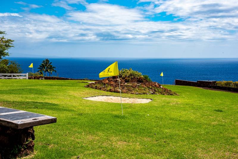 Private golf course on big island hawaii