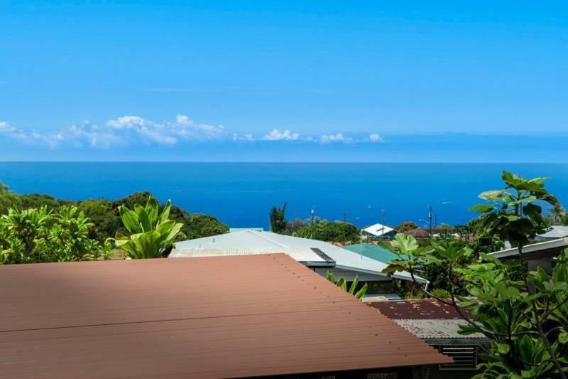 ocean view from big island hawaii home