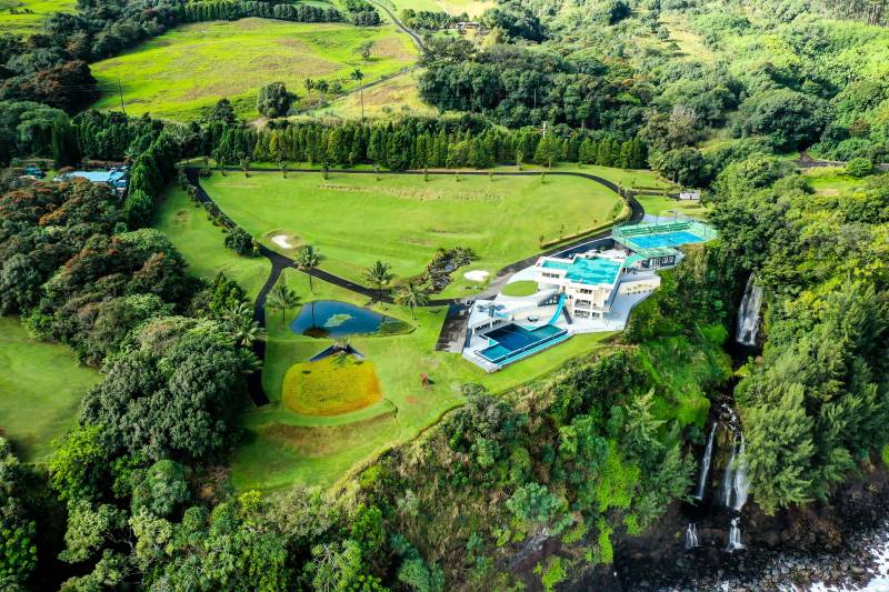 waterfalling estate big island hawaii