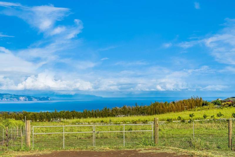 ocean view from maui land for sale