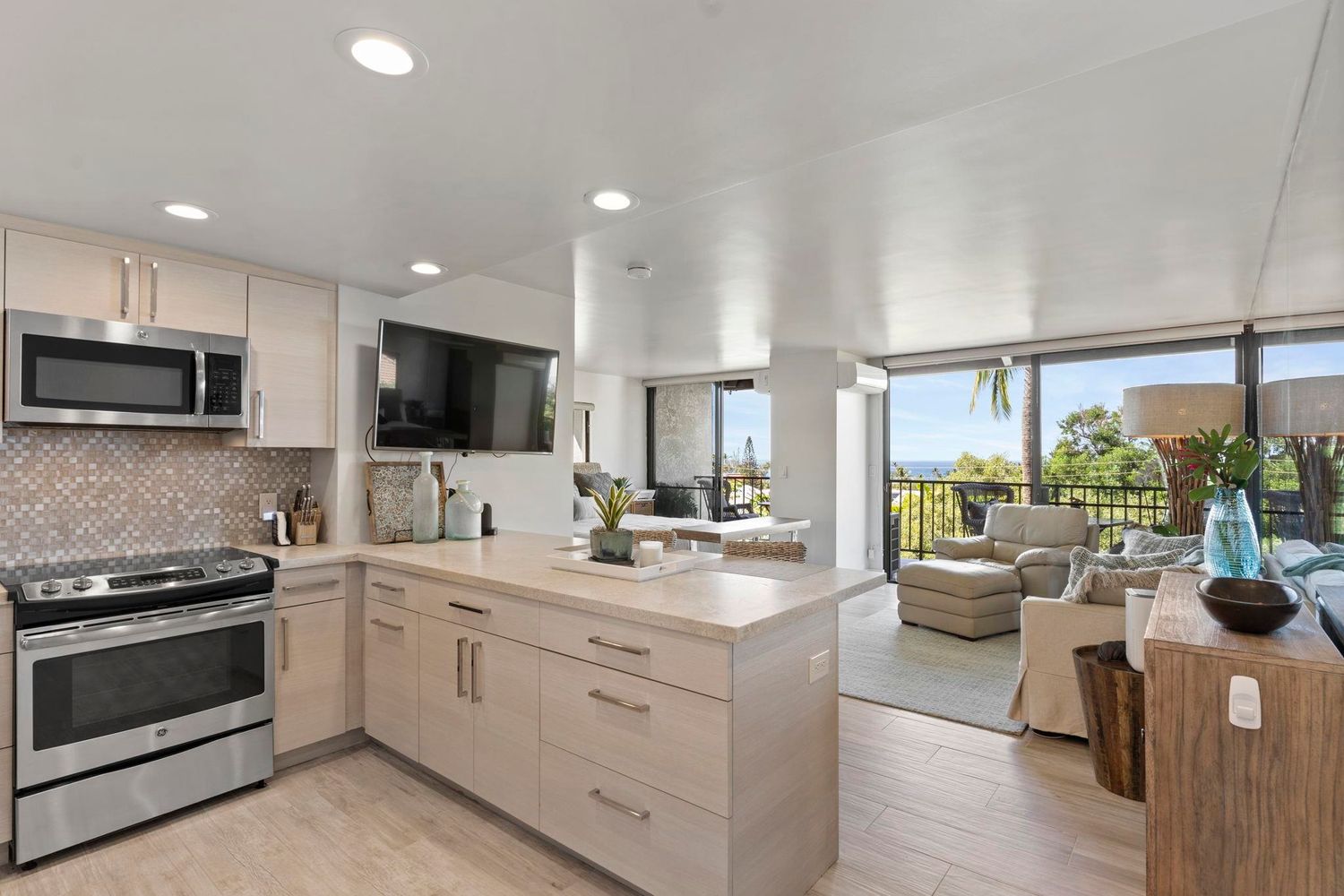 Gorgeous Remodel with Ocean Views: Kamoa Views #315 - Hawaii Real ...