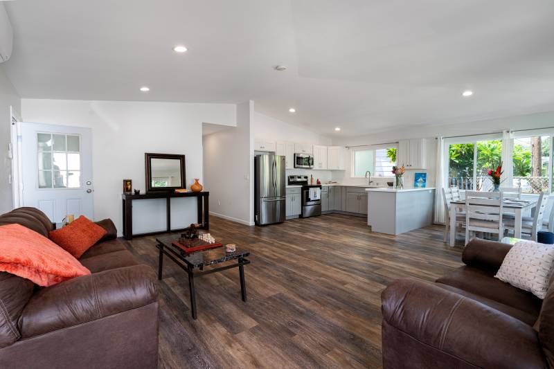 open floor plan in oahu home for sale 