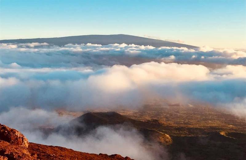 misty mauna loa on big island hawaii
