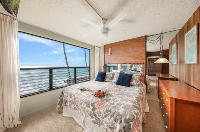 bedroom with big ocean views