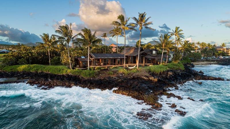 oceanfront poipu kauai home for sale