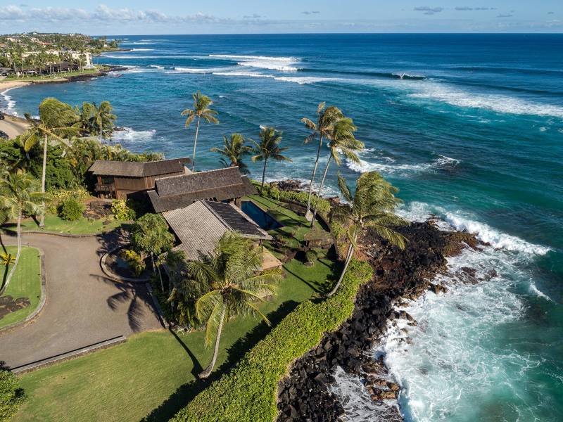 poipu kauai oceanfront home for sale