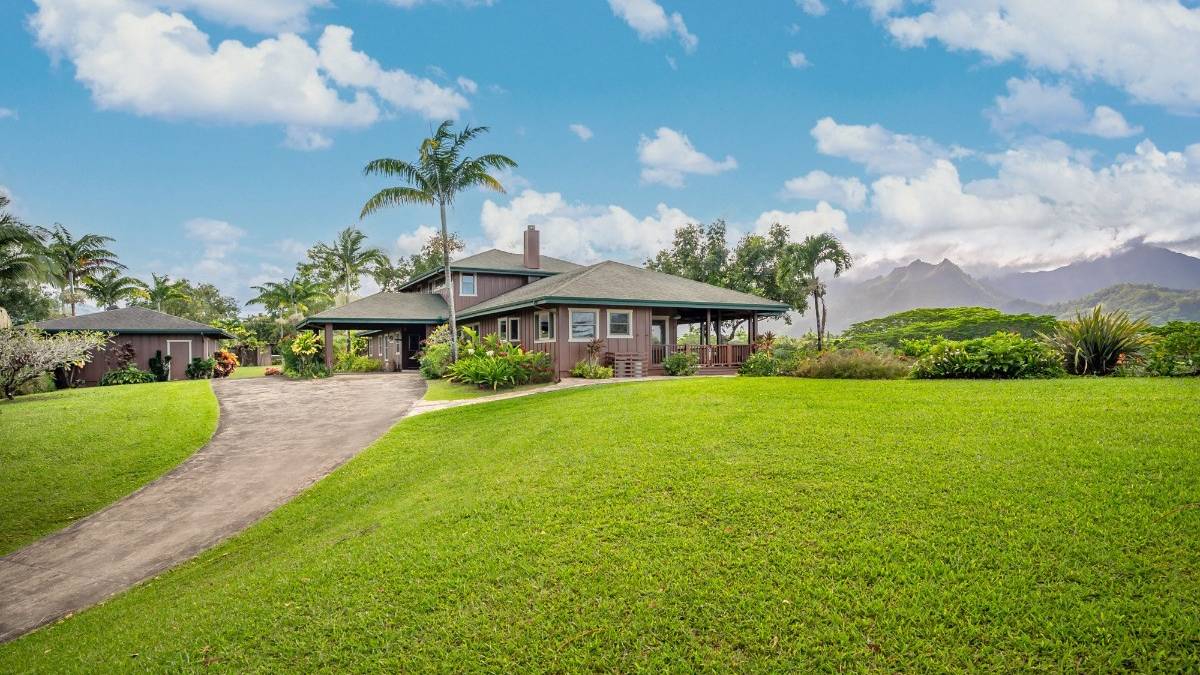 New Listing Custom Estate in Kauai, 9.102 Acres / 2 House Sites