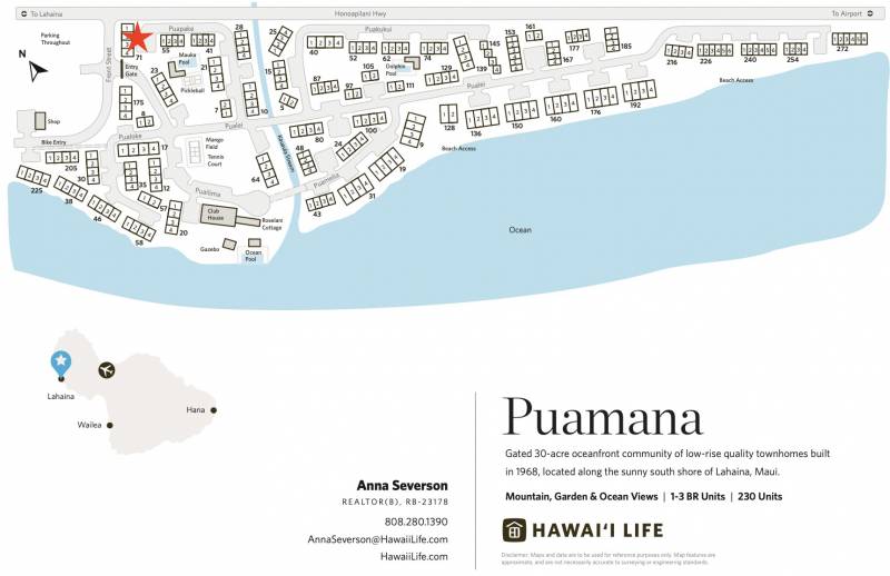 puamana resort map