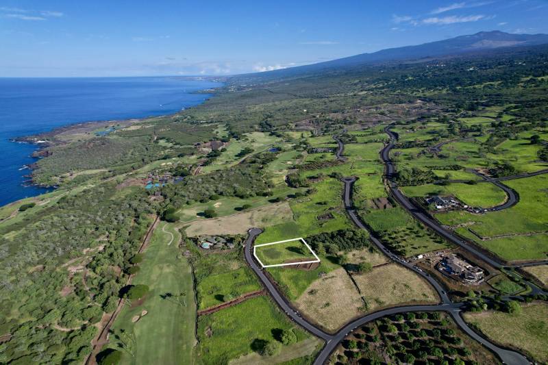 aerial view of lot for sale at hokulia