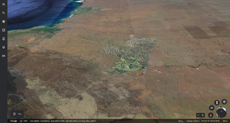 google earth waikoloa village big island hawaii
