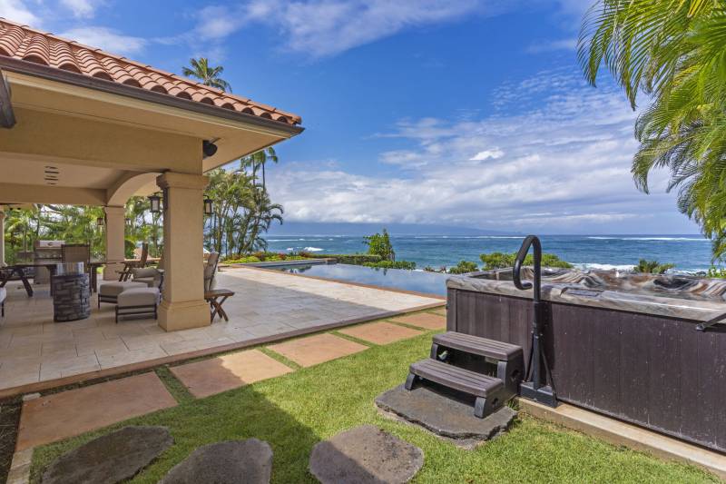 ocean views from maui oceanfront home