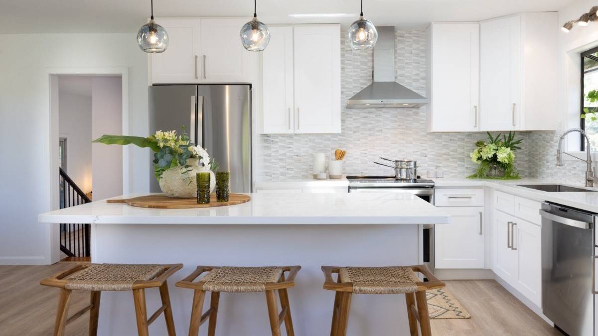 Beautifully Remodeled Home Blends Contemporary Touches With Warm and ...