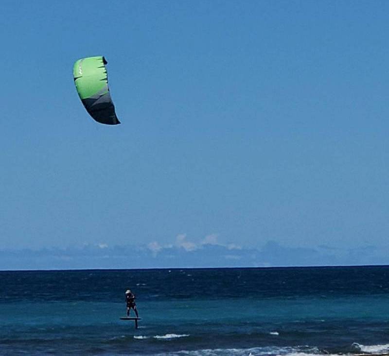 windsurfer on maui