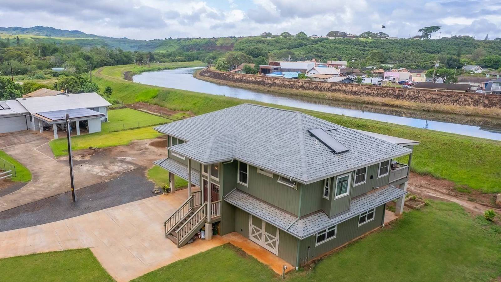 Recently Developed House in Hanapepe Valley, Kauai Hawaii Real Estate