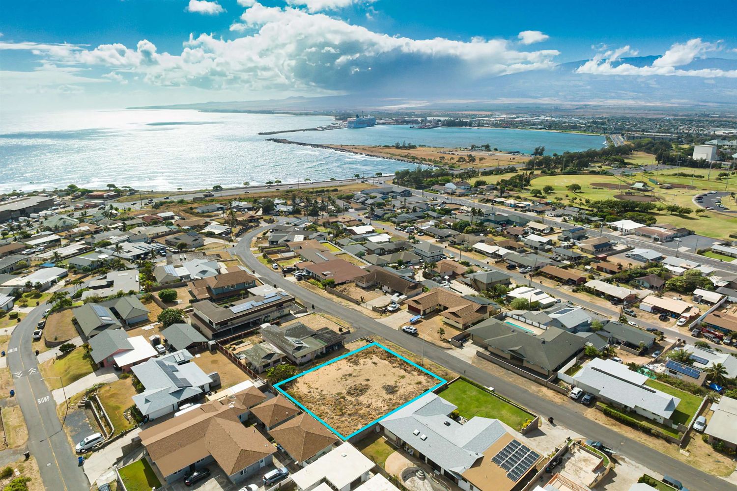 Kanaha Beach Park Is a Short Drive Away From This Ocean View Vacant Lot Hawaii Real Estate