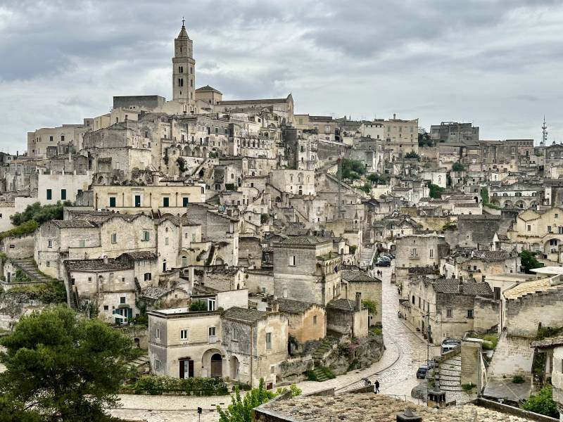 ancient southern-Italian cave city of Matera