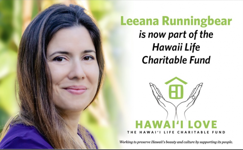 leeana runningbear hawaii life charitable fund