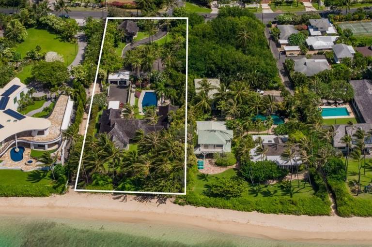 Largest Beachfront Property For Sale on Hawaii’s Most Exclusive Street