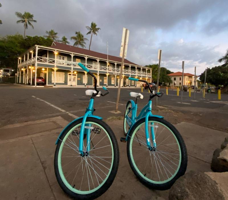bikes at puamana maui