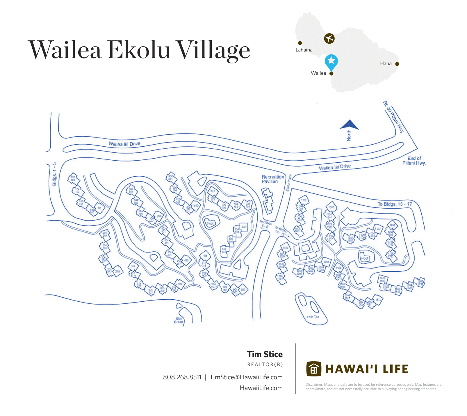 Wailea Ekolu Map