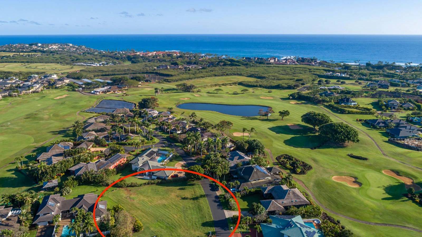 Distinctive and Unique Homesite Kiahuna Golf Village, Poipu Beach Kauai