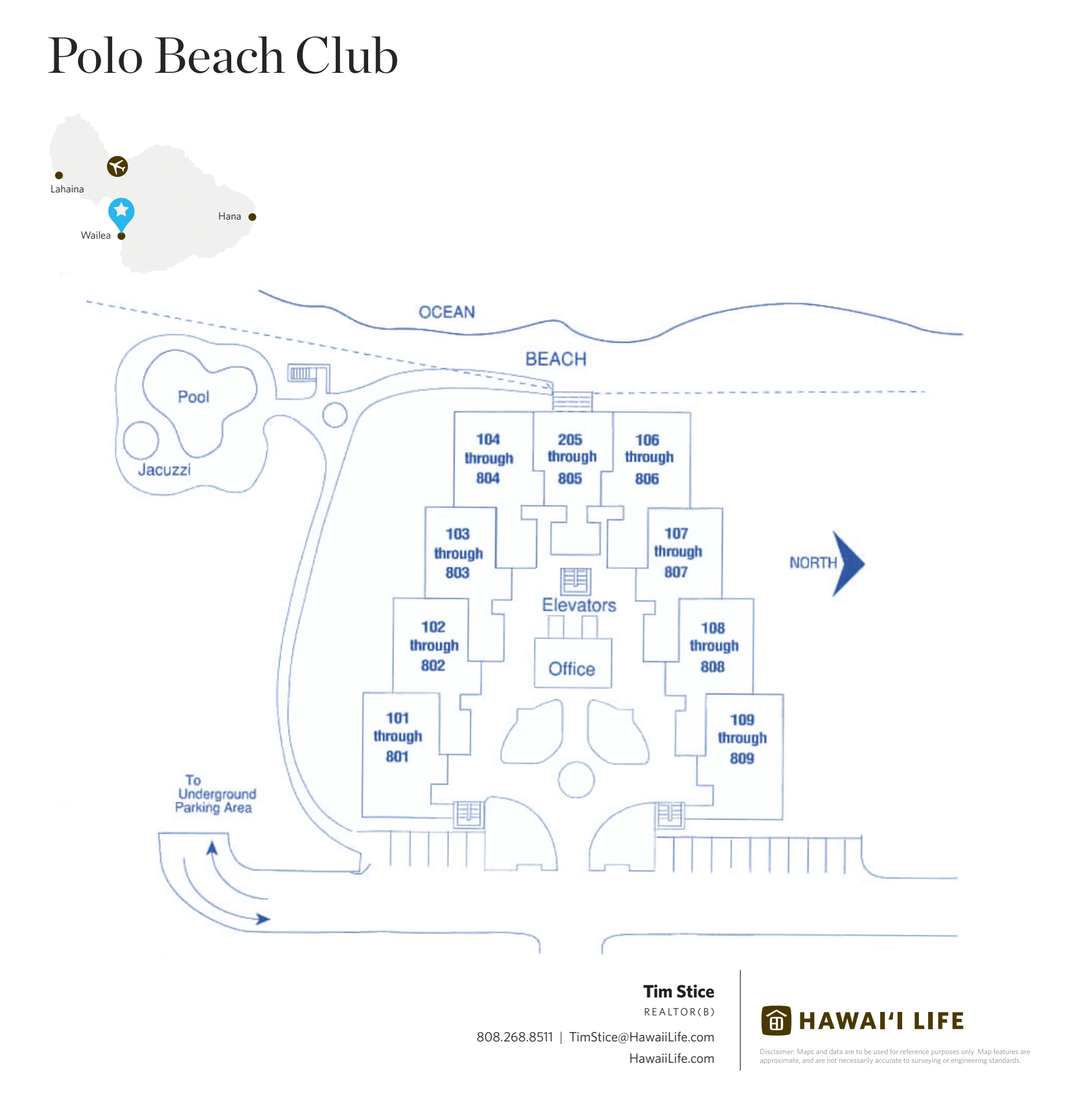 Polo Beach Club Map