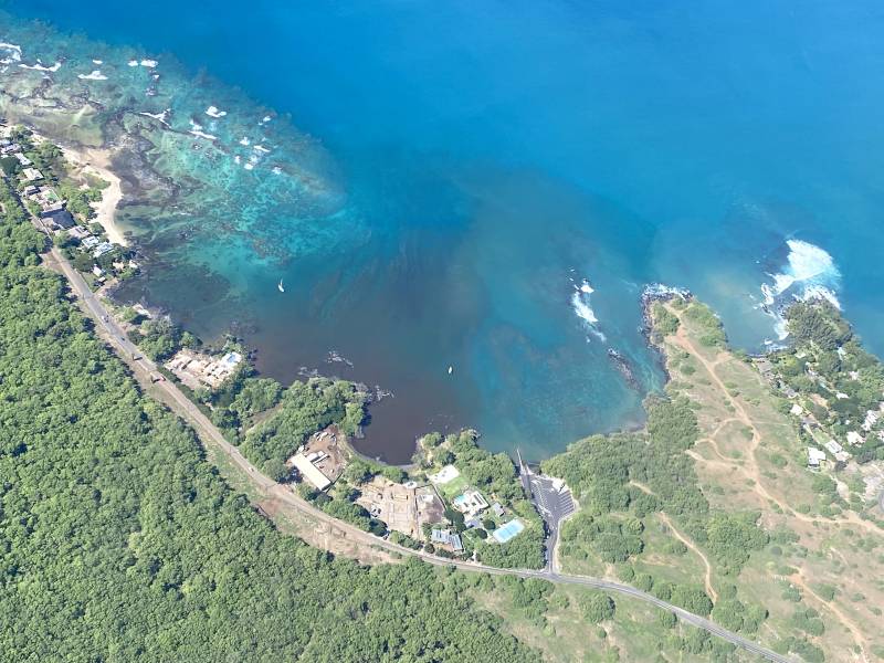 runoff affecting coral reef in hawaii