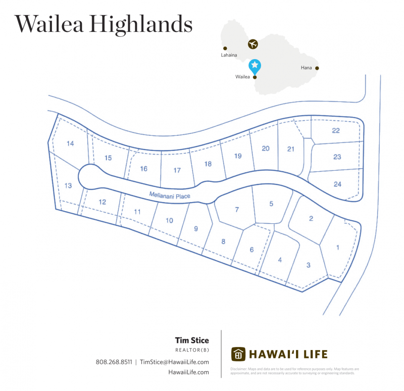 Wailea Highlands Map