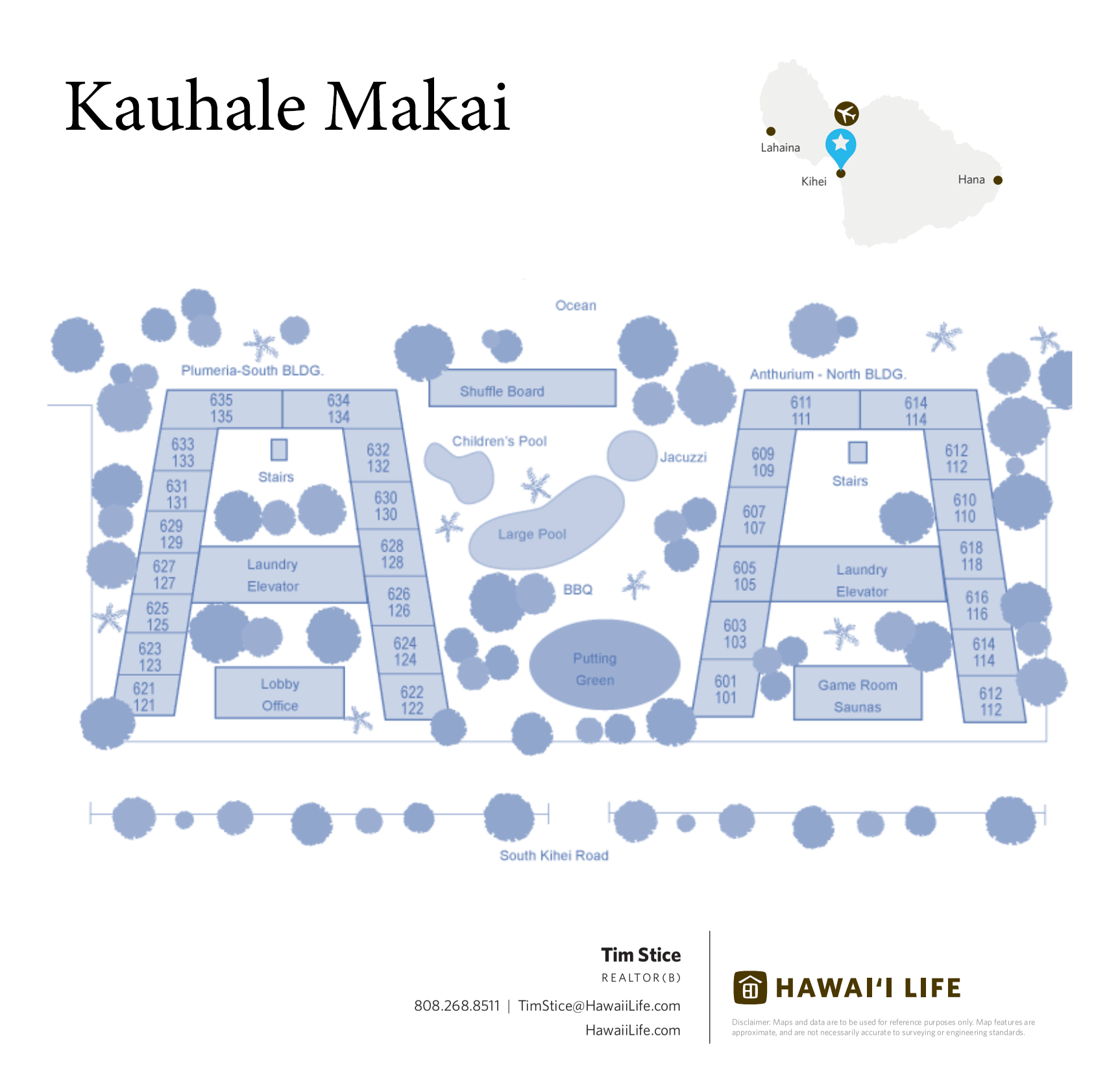 Kauhale Makai Map
